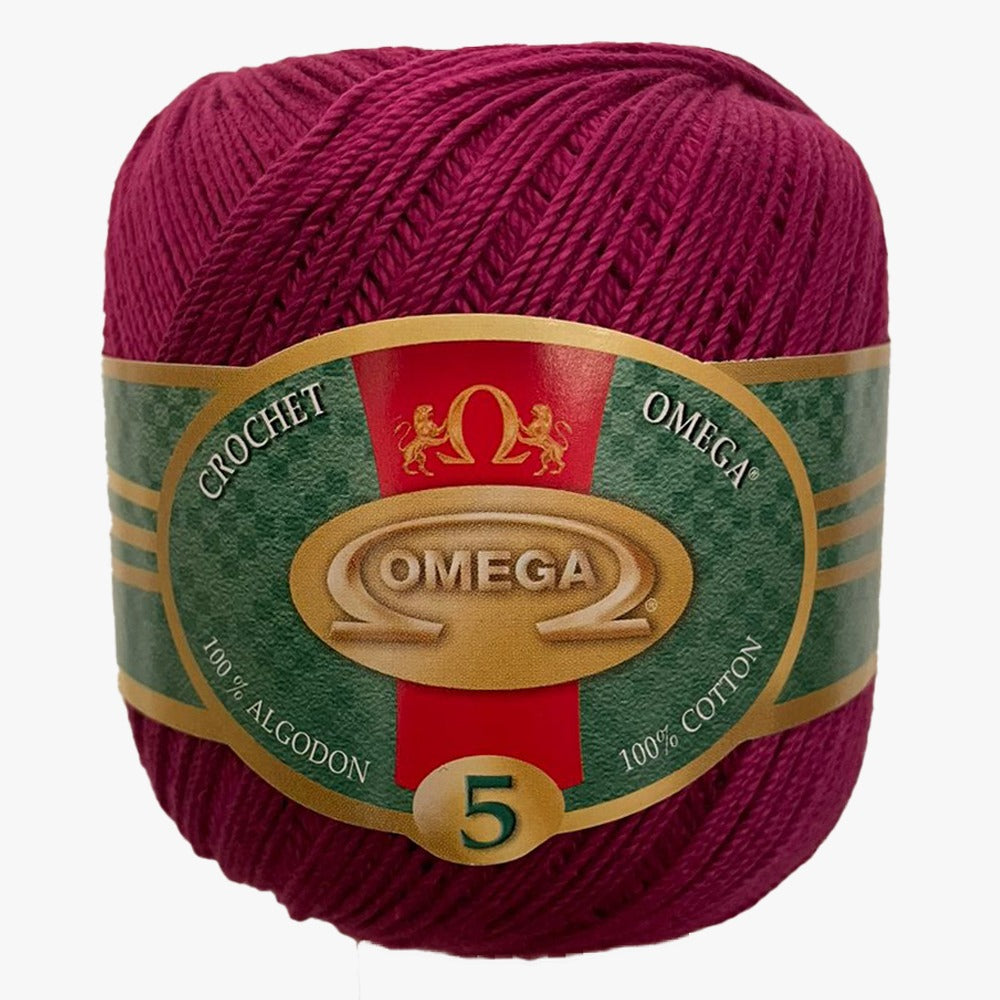 Crochet 5, marca Omega, MADEJA de 50g ⭐