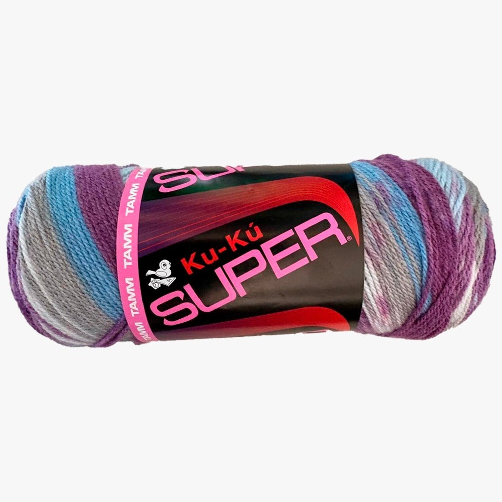 Estambre Kuku Súper, marca Tamm, BOLSA con 5 madejas de 200g con 452m