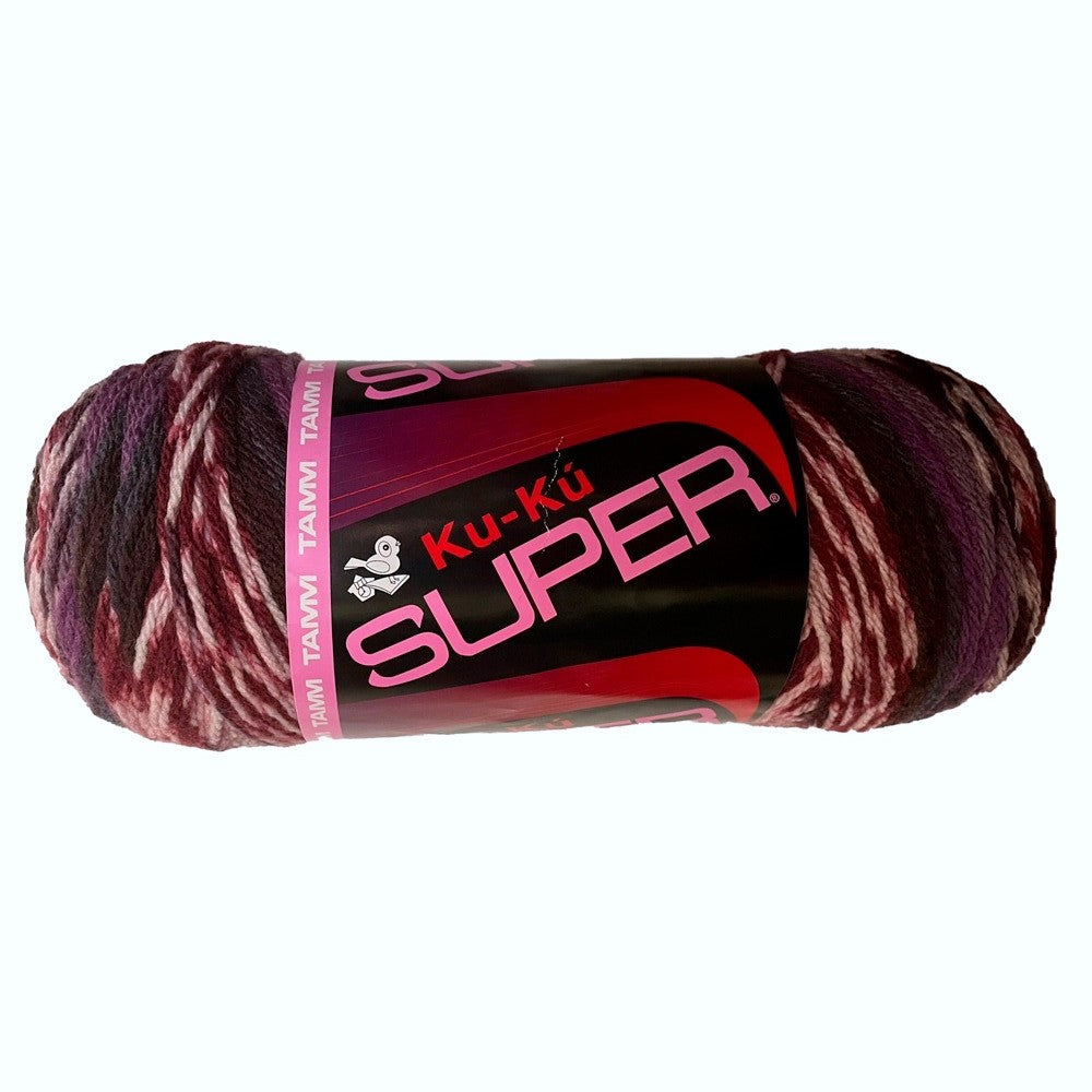Estambre Kuku Súper, marca Tamm, BOLSA con 5 madejas de 200g con 452m