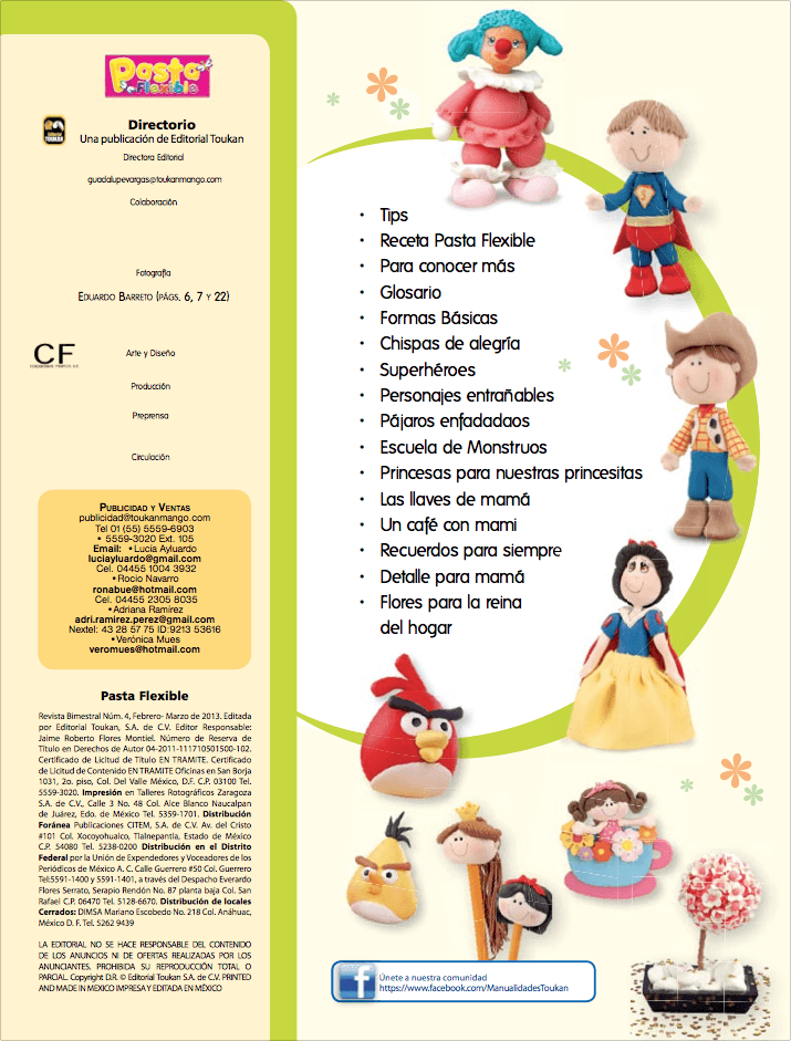 Pasta Flexible 4 - Personajes Infantiles - Formato Digital - ToukanMango