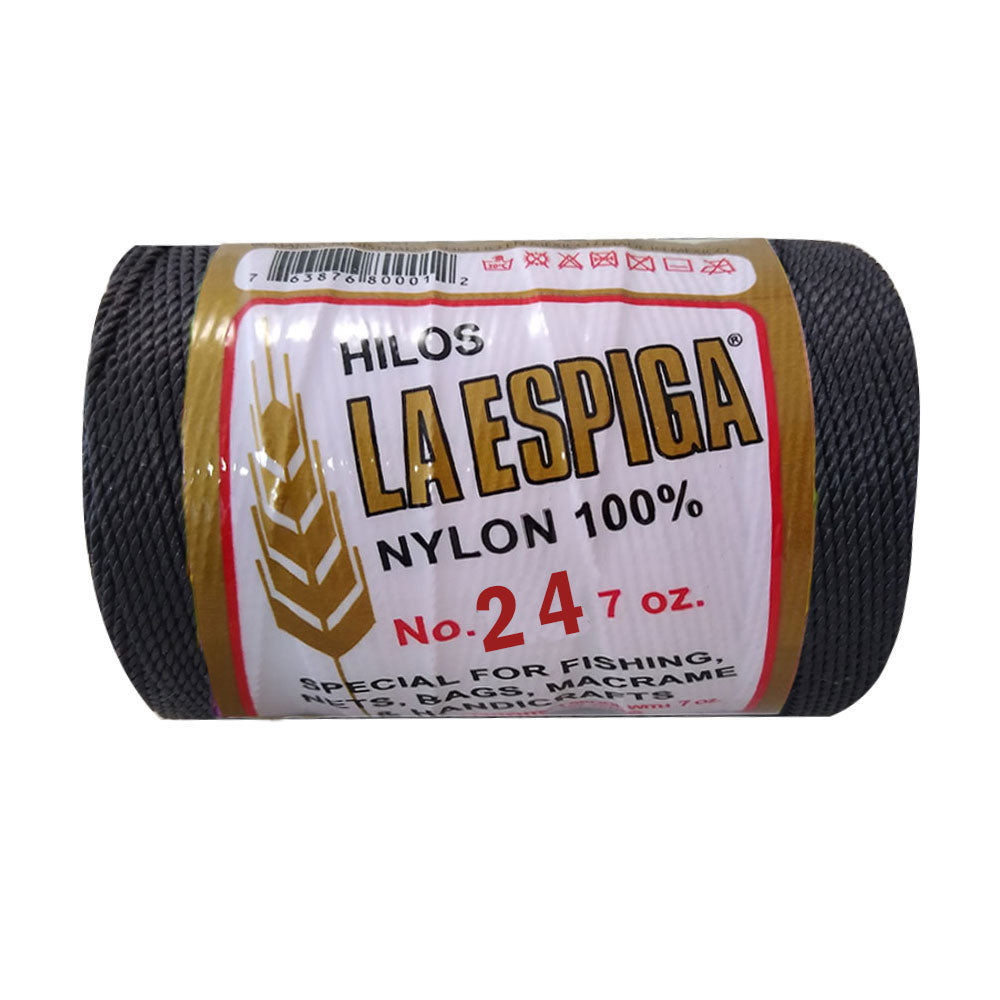 Hilo La Espiga No.24, marca Omega,  PAQUETE con 4 TUBOS de 200g con 125m
