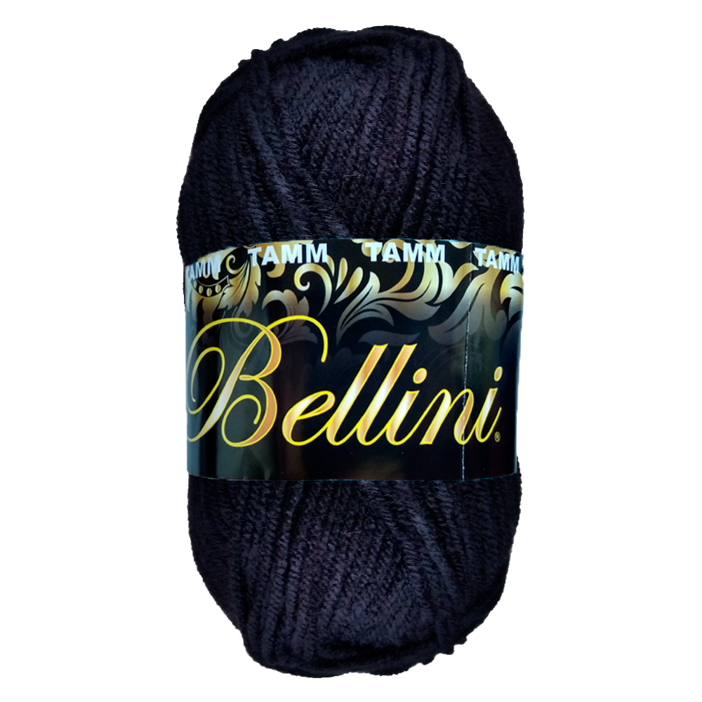 Estambre Bellini, marca Tamm, BOLSA con 5 madejas de 100g del mismo color