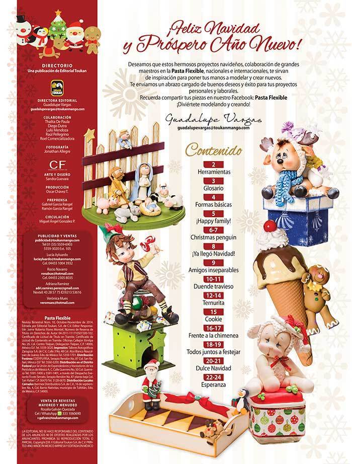 Pasta Flexible 10 - Navidad proyectos para regalar o vender - Formato Digital - ToukanMango