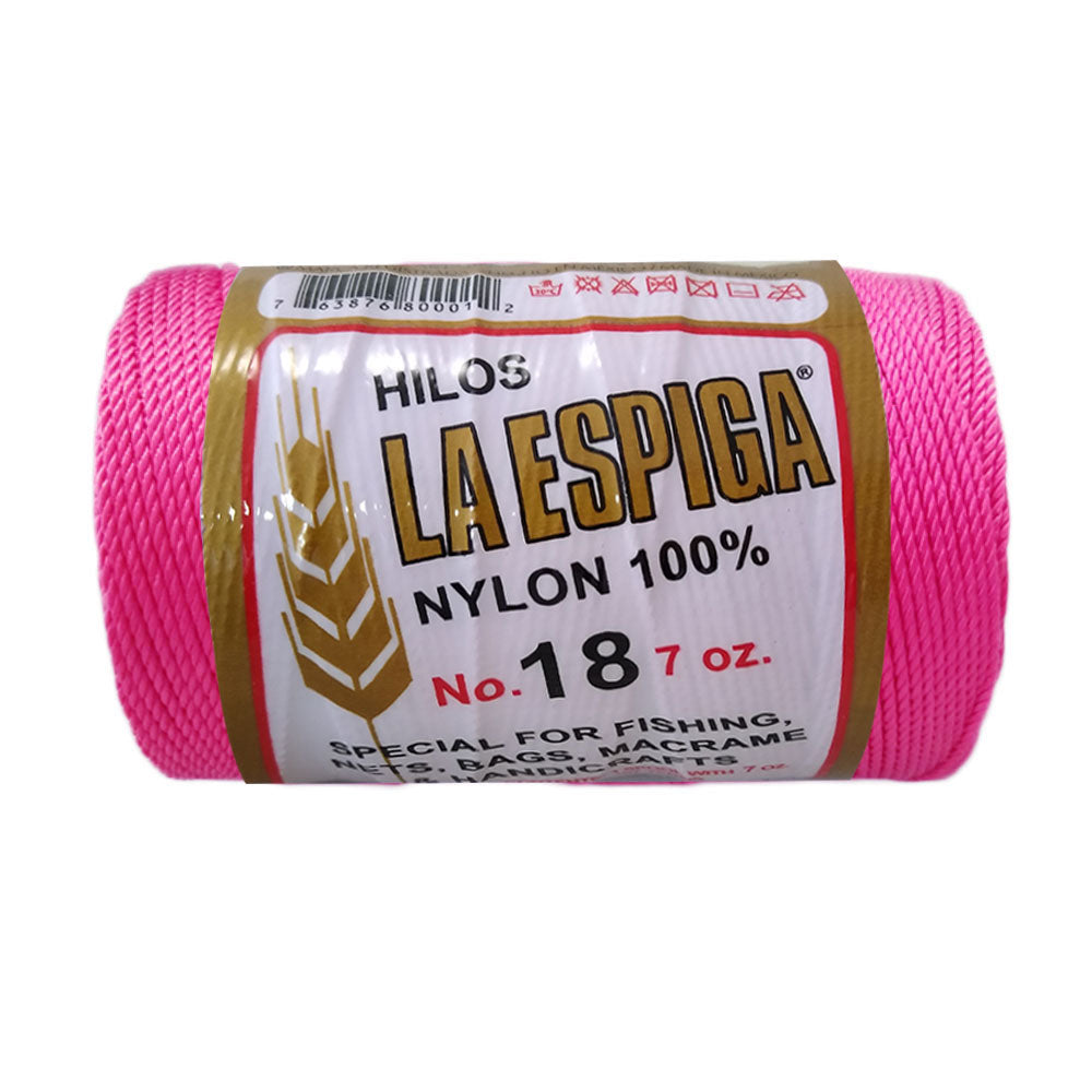 Hilo La Espiga No.18, marca Omega,  PAQUETE con 4 TUBOS de 200g con 175m