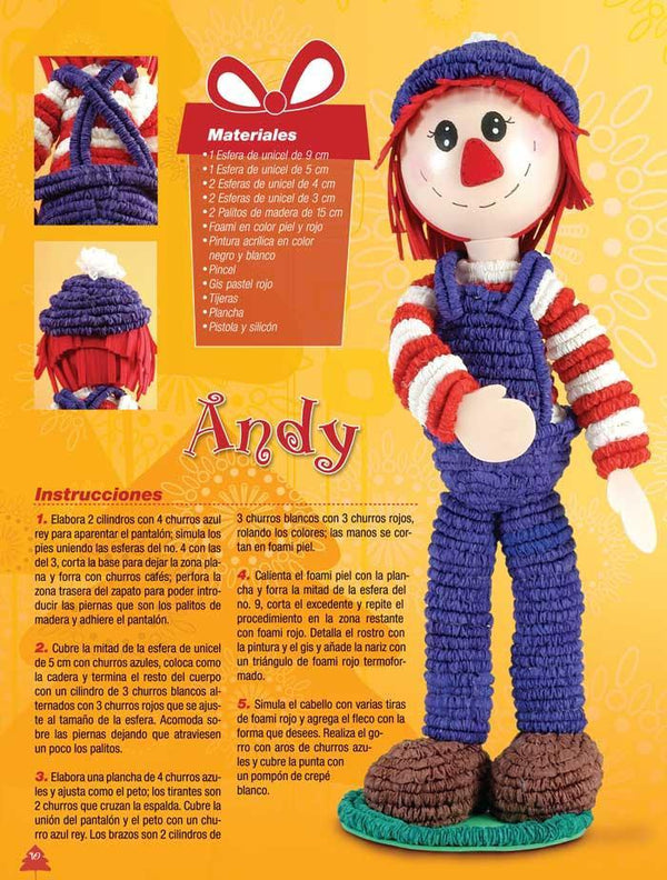 El Mundo del Papel Crepé 58 Navidad Formato Digital Tejemania