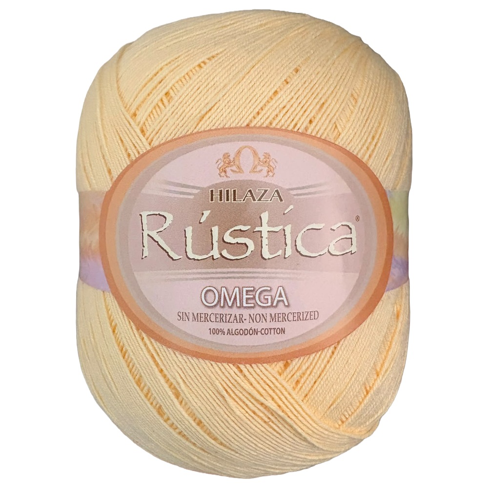 Hilaza Rústica, marca Omega, BOLSA con 3 madejas de 153g con 915m
