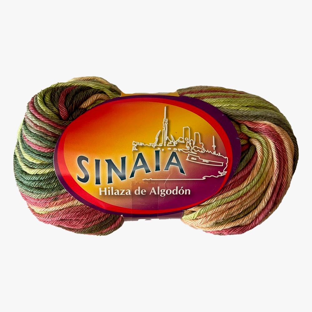 Hilaza Sinaia, marca Omega, BOLSA con 5 Madejas de 100g con 120m