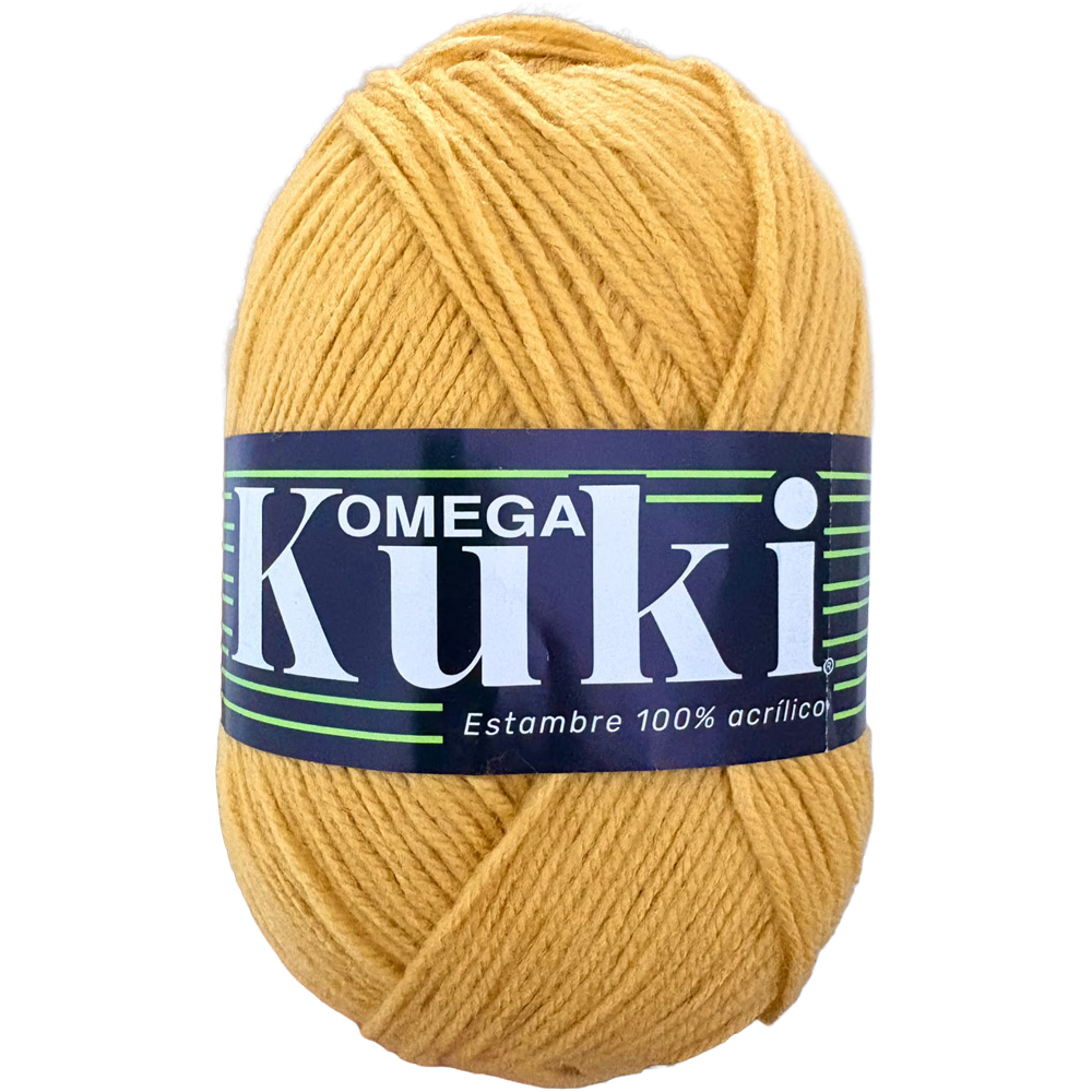 Estambre Omega Kuki, marca Omega, BOLSA de 5 madejas de 45 grs o 76 mts.