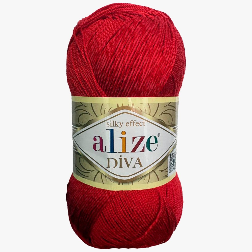 Diva, marca Alize, MADEJA 100 grs o 350 mts ⭐