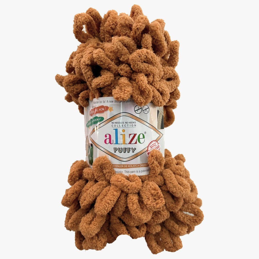 Puffy, marca Alize, MADEJA 100 grs o 9 mts ⭐