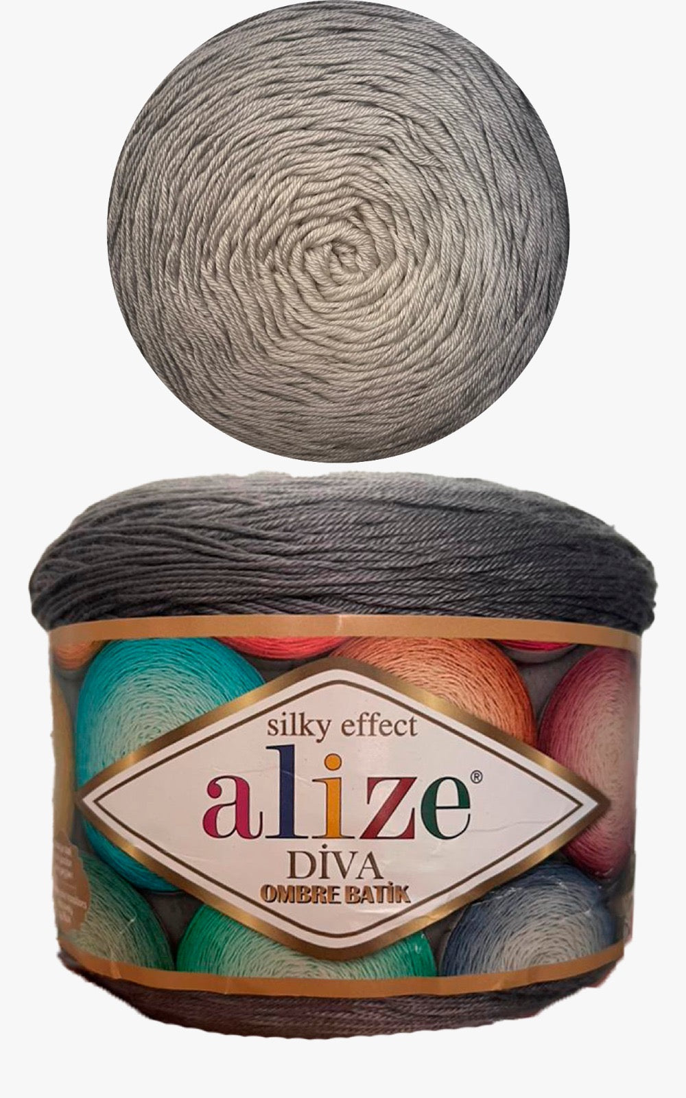 Diva Ombre Batik, marca Alize, MADEJA 250 grs o 875 mts ⭐