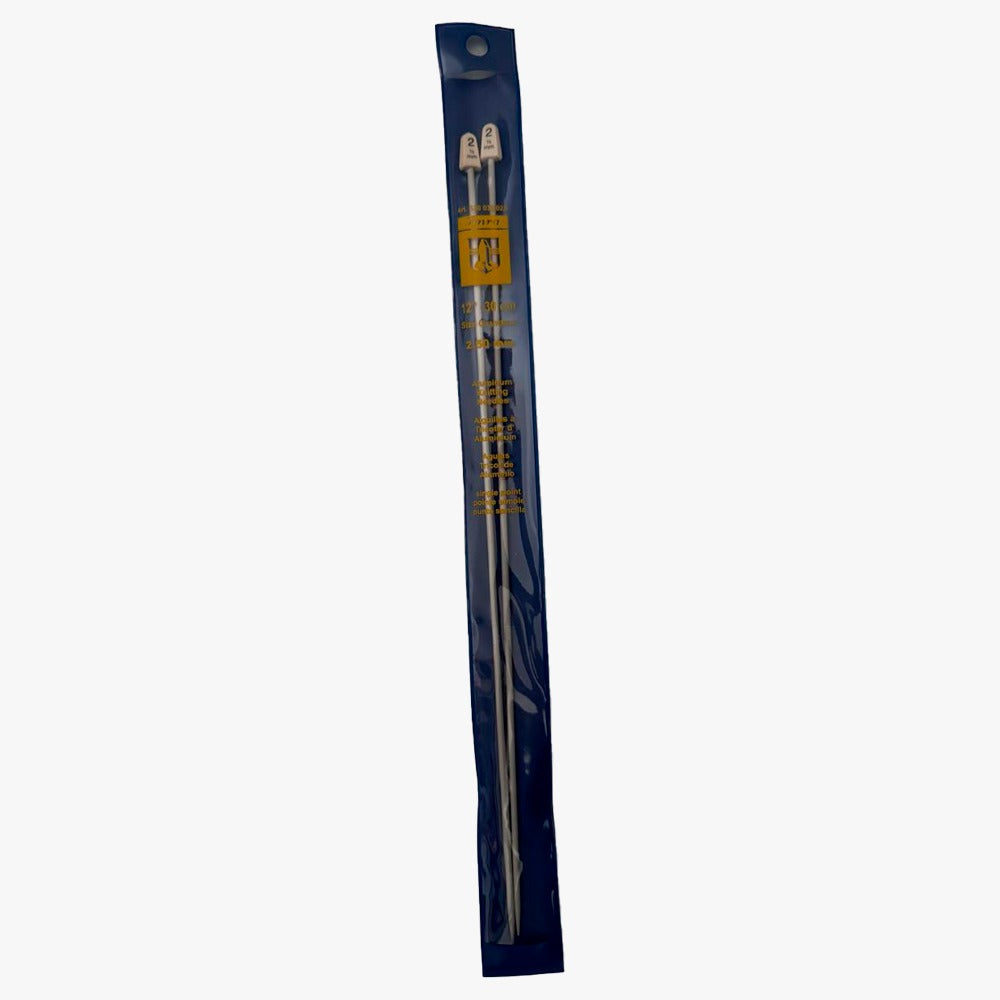 Agujas tricot de 30cm aluminio de alta calidad , marca Imra
