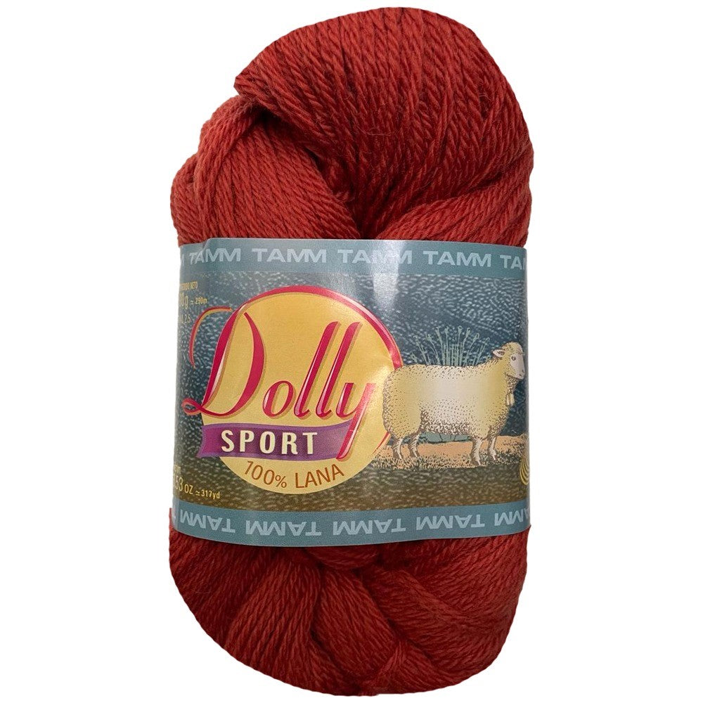 Estambre Dolly Sport,marca Tamm, BOLSA con 5 madejas de 100g con 290m