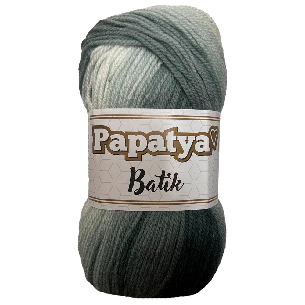 Estambre Papatya Batik, Marca Sweet Crochet, MADEJA con 100g ⭐