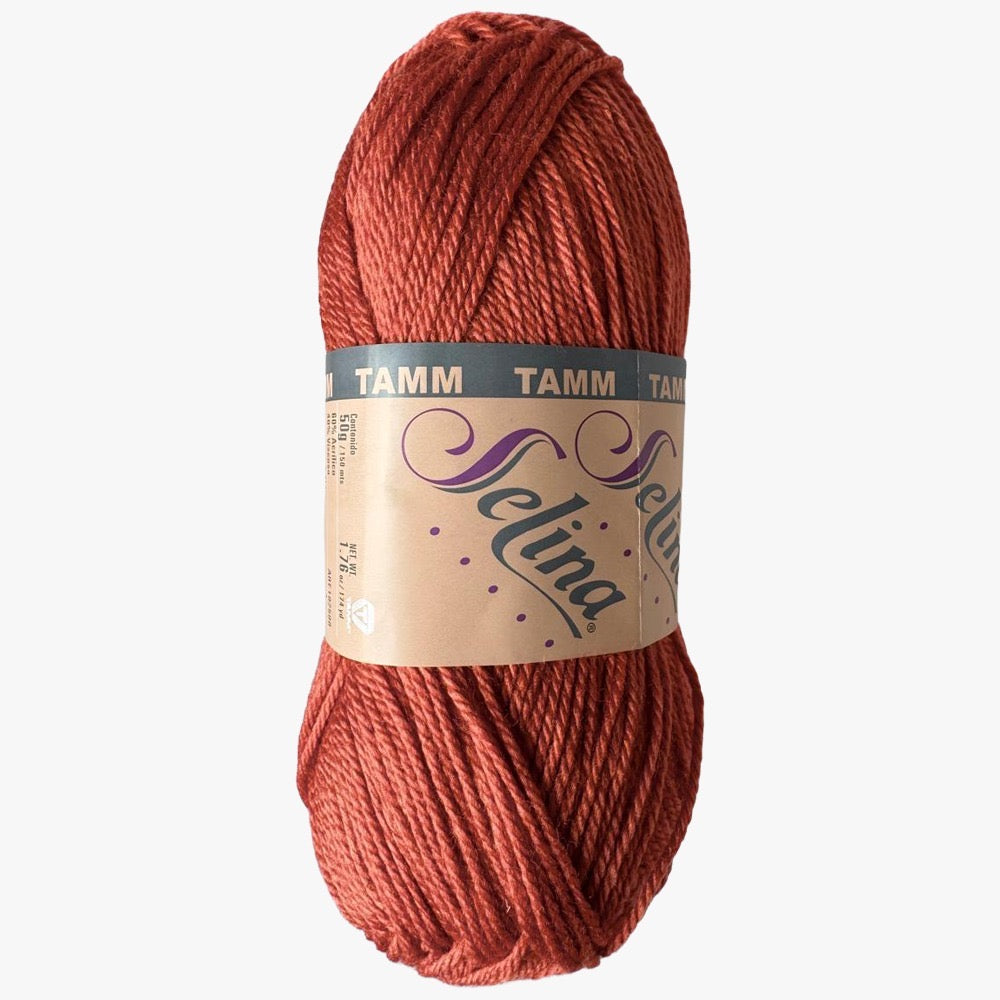 Estambre Selina, marca Omega, BOLSA con 10 madejas de 50g con 150m