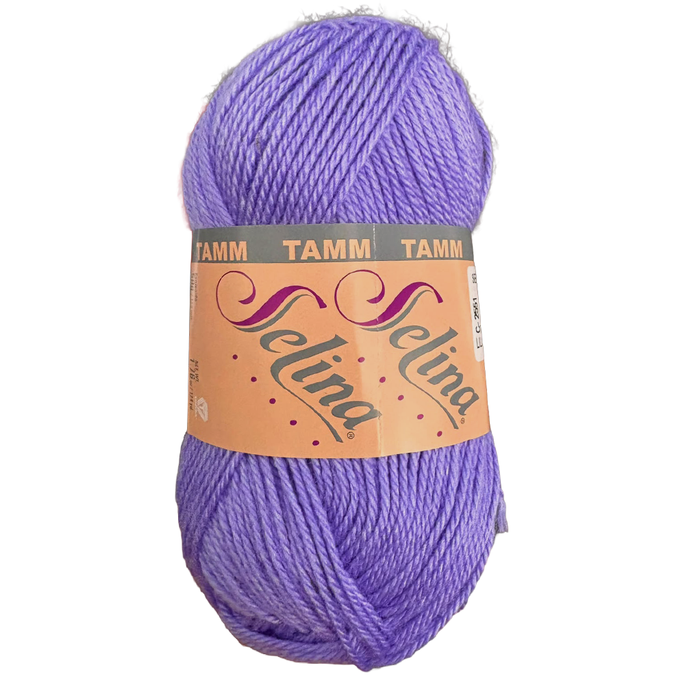 Estambre Selina, marca Omega, BOLSA con 10 madejas de 50g con 150m