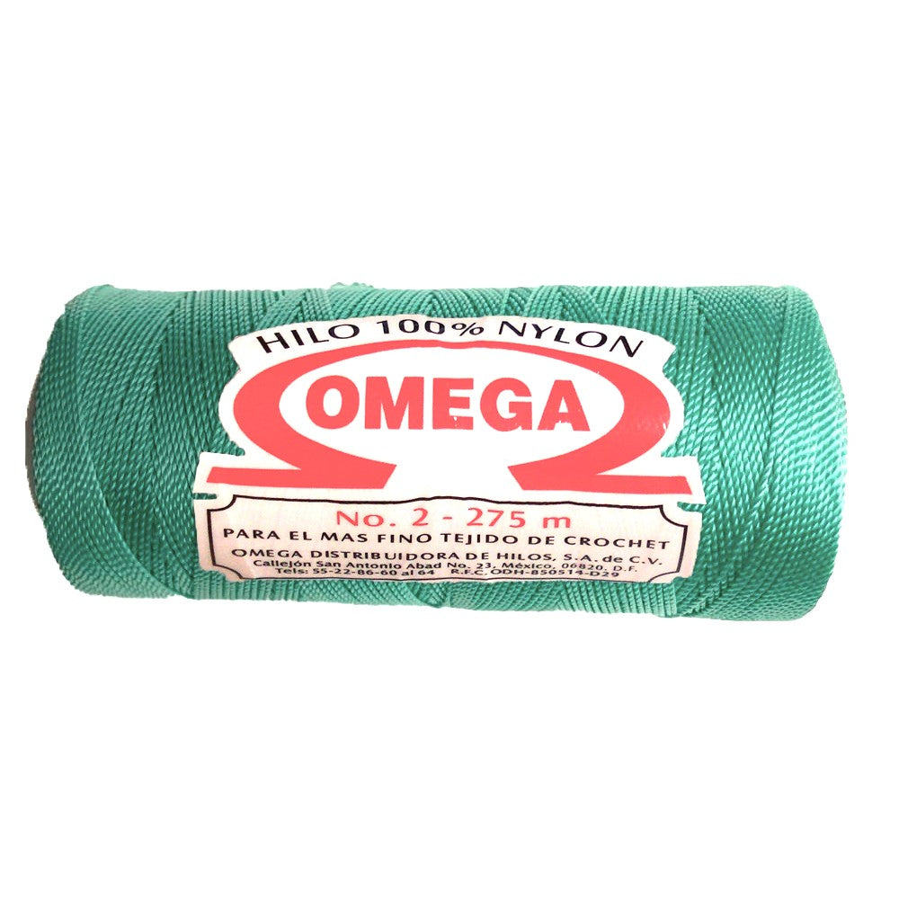 Hilo Nylon #2, marca Omega, TUBO de 60g con 275m  ⭐