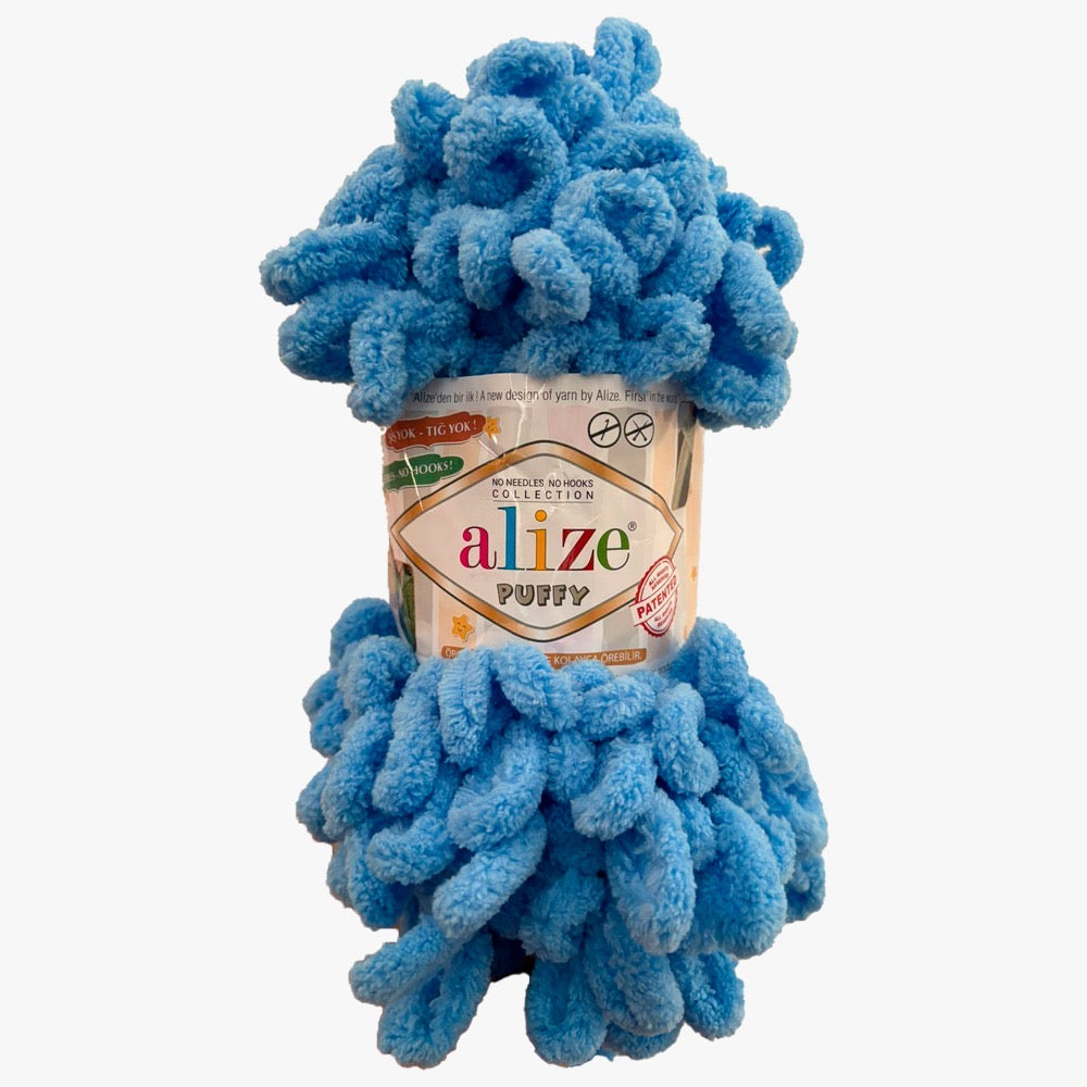 Puffy, marca Alize, MADEJA 100 grs o 9 mts ⭐