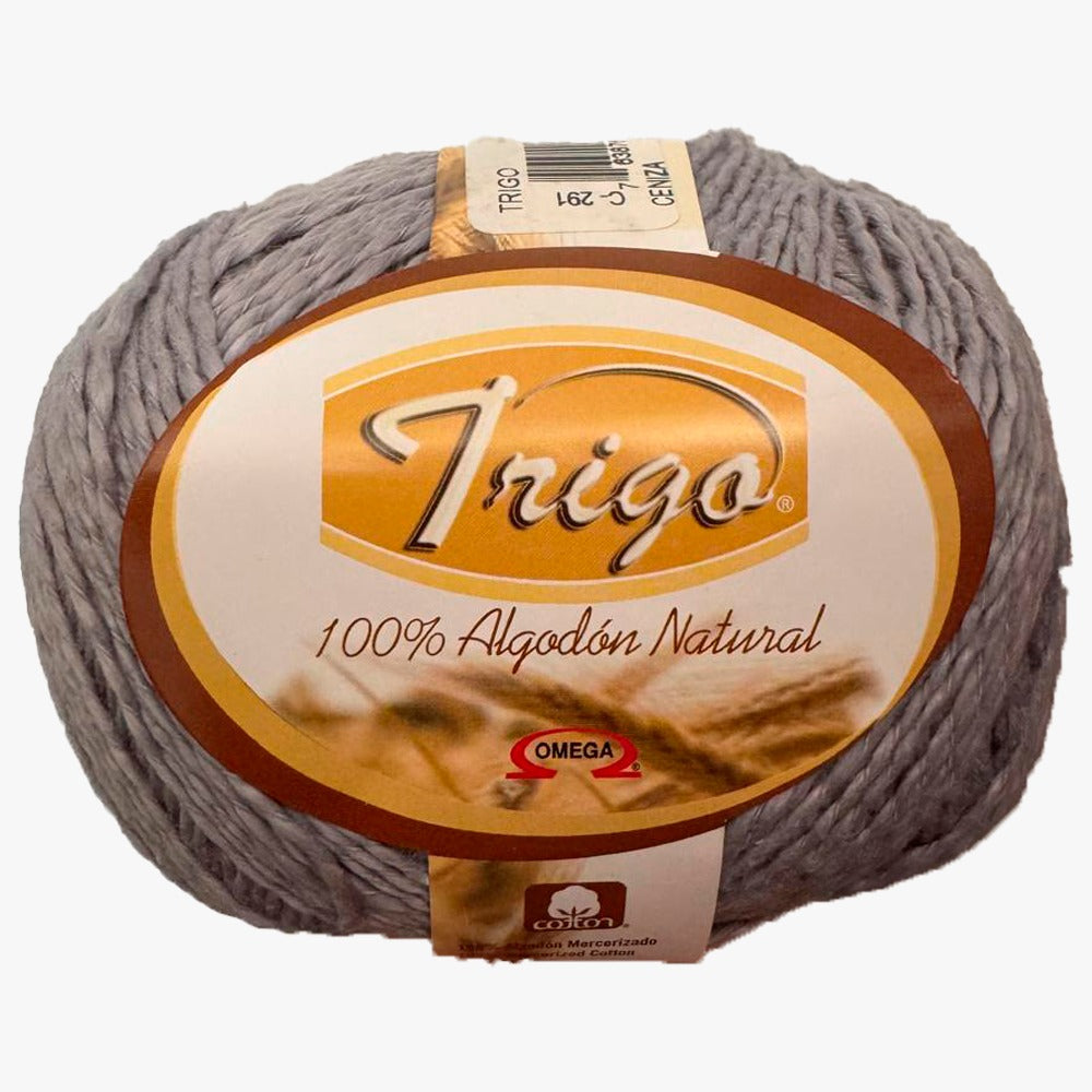 Hilaza Trigo, marca Omega, BOLSA con 5 madejas de 100g con 270m