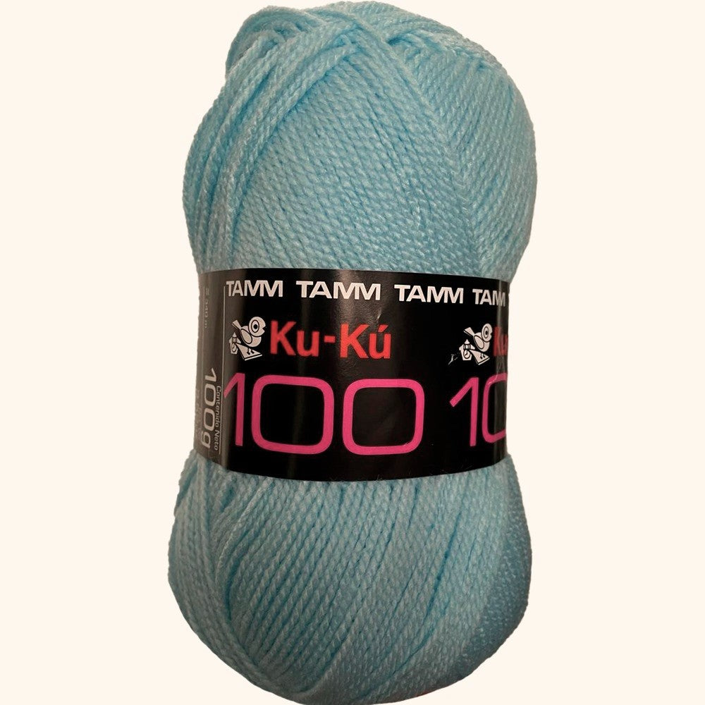 Estambre Kuku 100,marca Tamm, BOLSA con 5 madejas de 100g con 340m