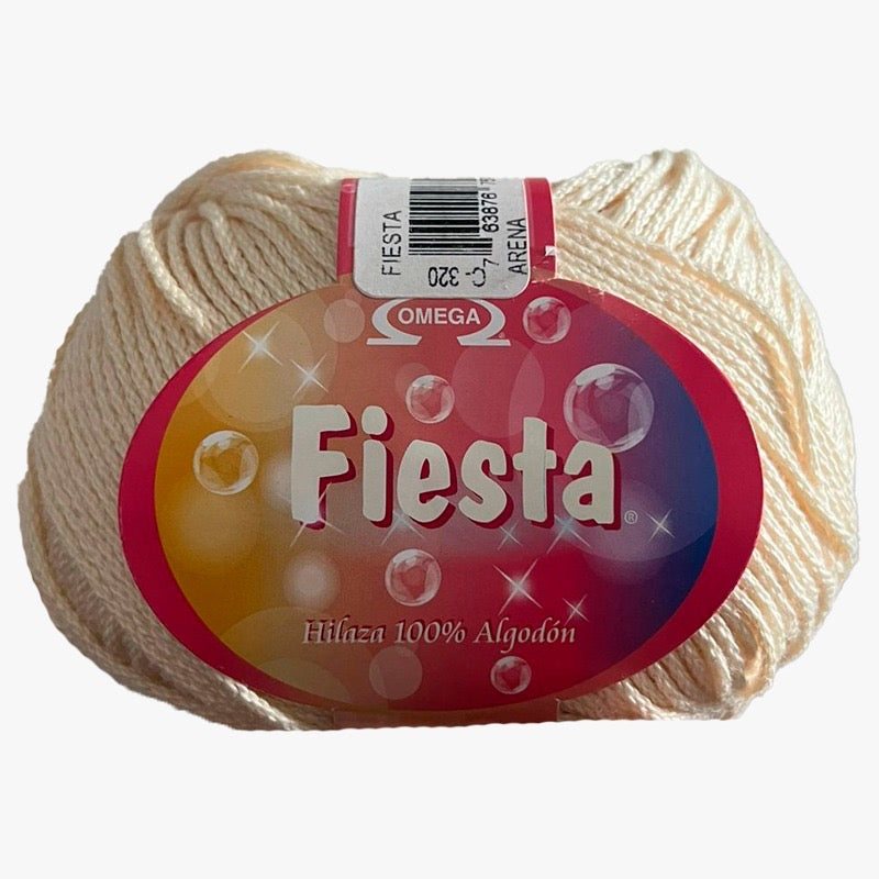 Hilaza Fiesta, marca Omega, BOLSA con 5 madejas de 100g con 170m