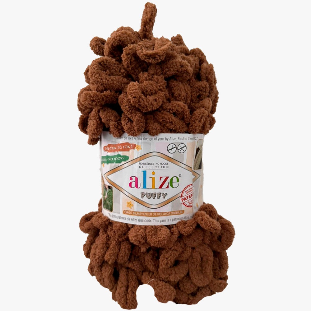 Puffy, marca Alize, MADEJA 100 grs o 9 mts ⭐