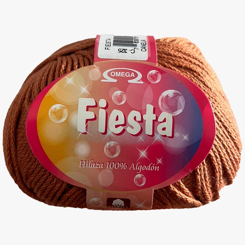 Hilaza Fiesta, marca Omega, BOLSA con 5 madejas de 100g con 170m