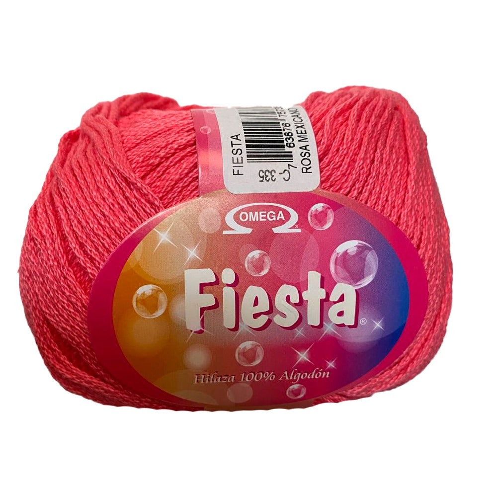 Hilaza Fiesta, marca Omega, BOLSA con 5 madejas de 100g con 170m