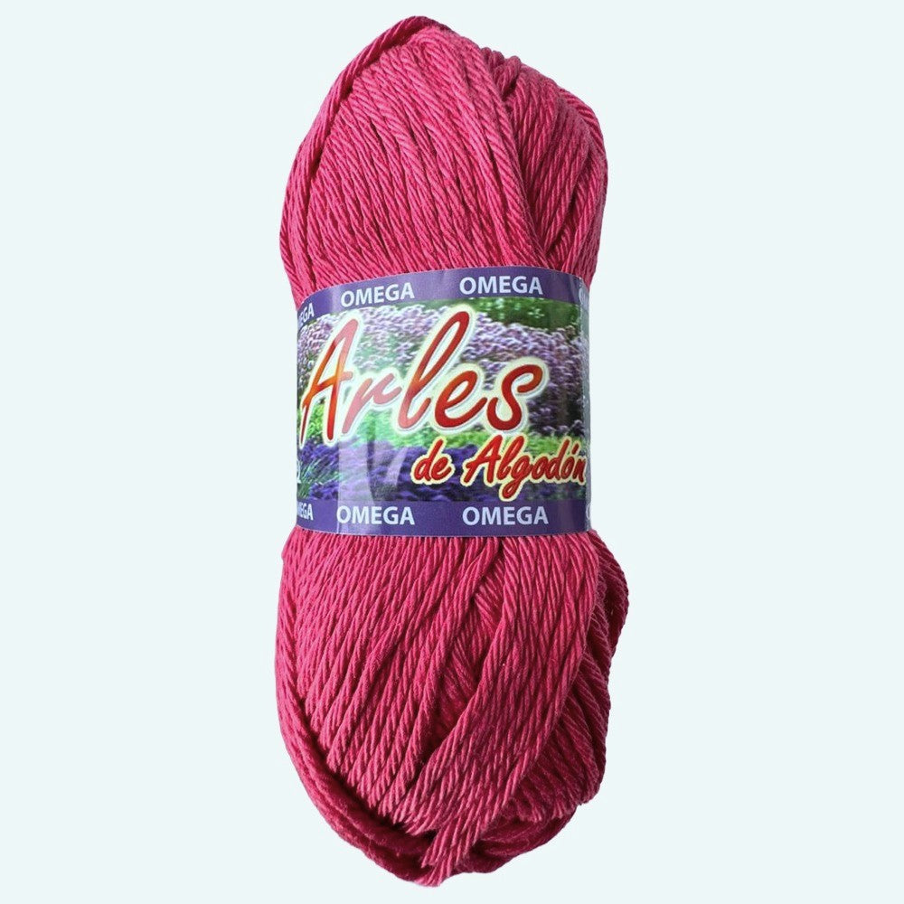 Hilaza Arles, marca Omega, BOLSA con 5 madejas de 100g con 120m