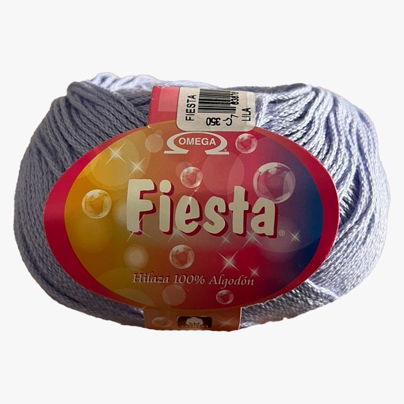 Hilaza Fiesta, marca Omega, BOLSA con 5 madejas de 100g con 170m