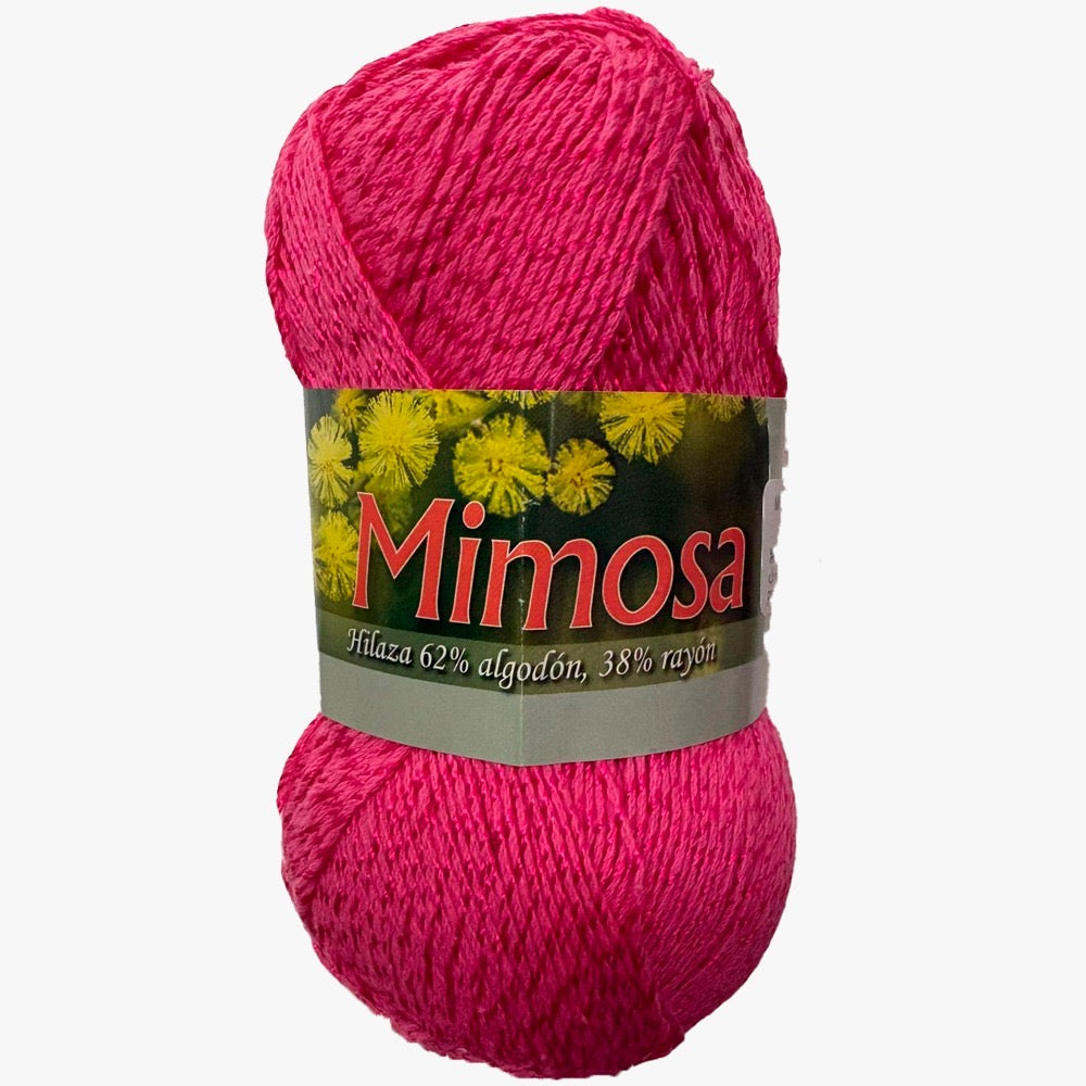 Hilaza Mimosa, marca Omega, BOLSA con 5 madejas de 100g de 220m
