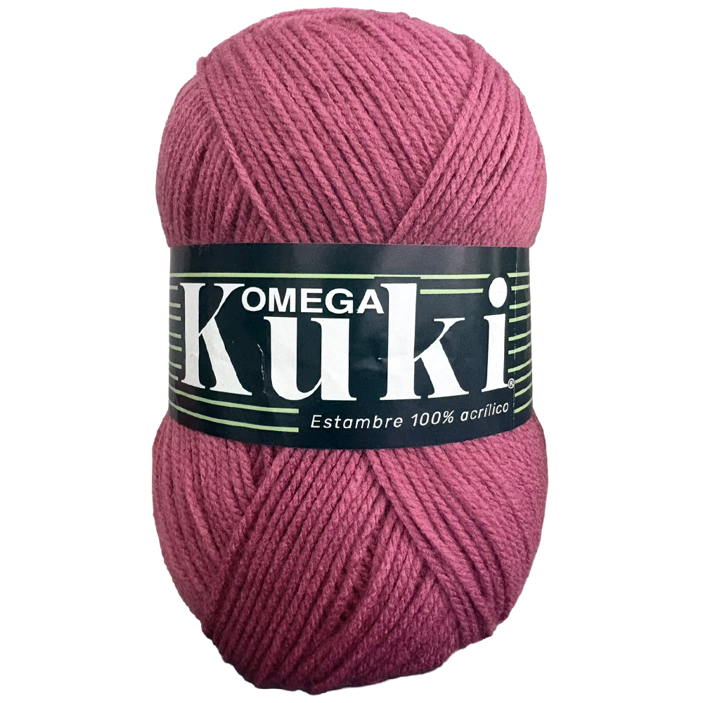 Estambre Omega Kuki, marca Omega, BOLSA de 5 madejas de 45 grs o 76 mts.