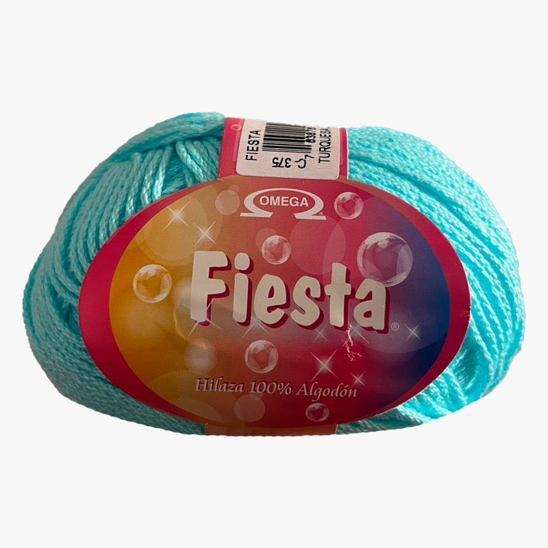 Hilaza Fiesta, marca Omega, BOLSA con 5 madejas de 100g con 170m