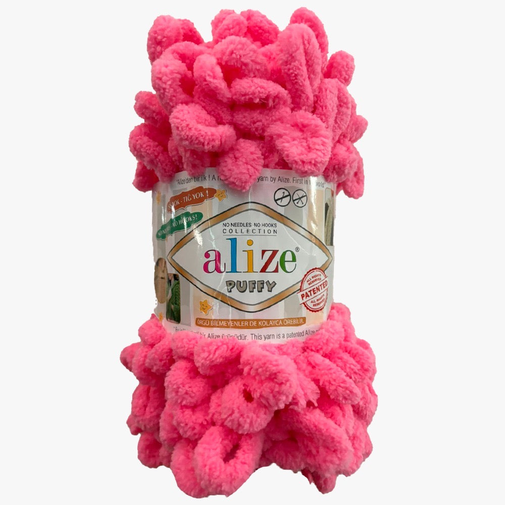 Puffy, marca Alize, MADEJA 100 grs o 9 mts ⭐