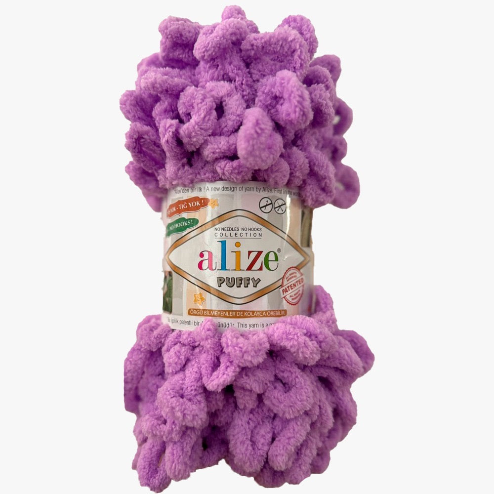Puffy, marca Alize, MADEJA 100 grs o 9 mts ⭐