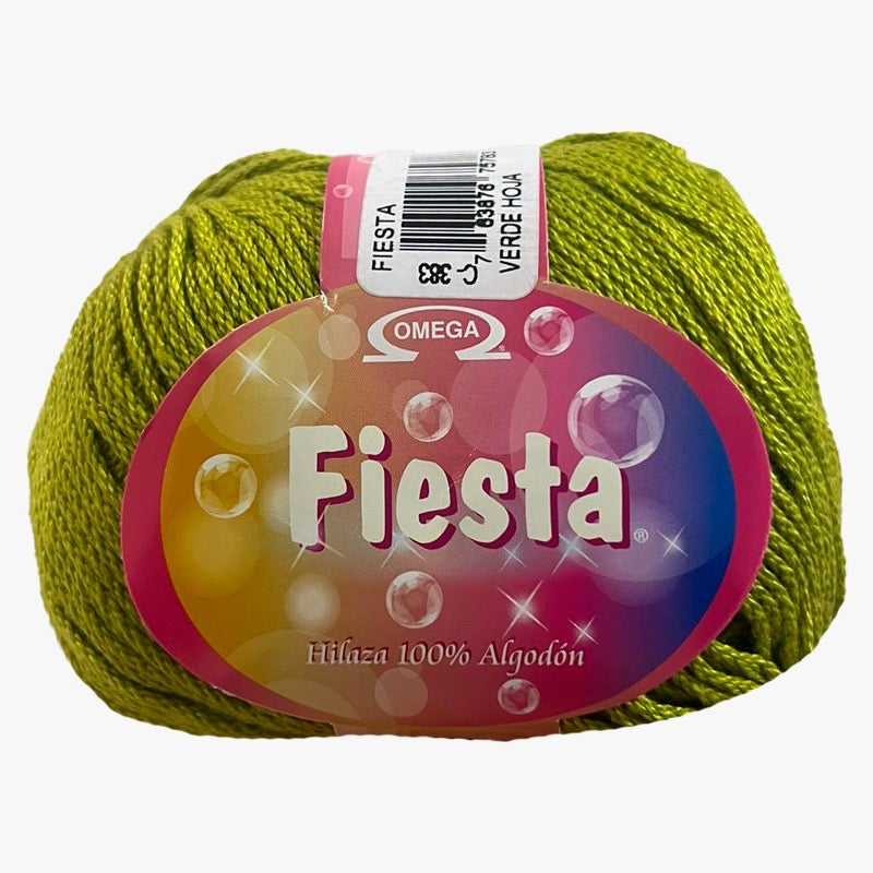 Hilaza Fiesta, marca Omega, BOLSA con 5 madejas de 100g con 170m