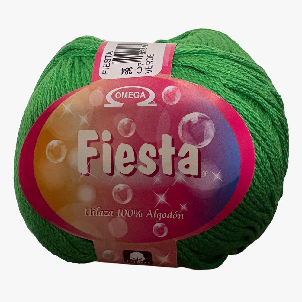 Hilaza Fiesta, marca Omega, BOLSA con 5 madejas de 100g con 170m