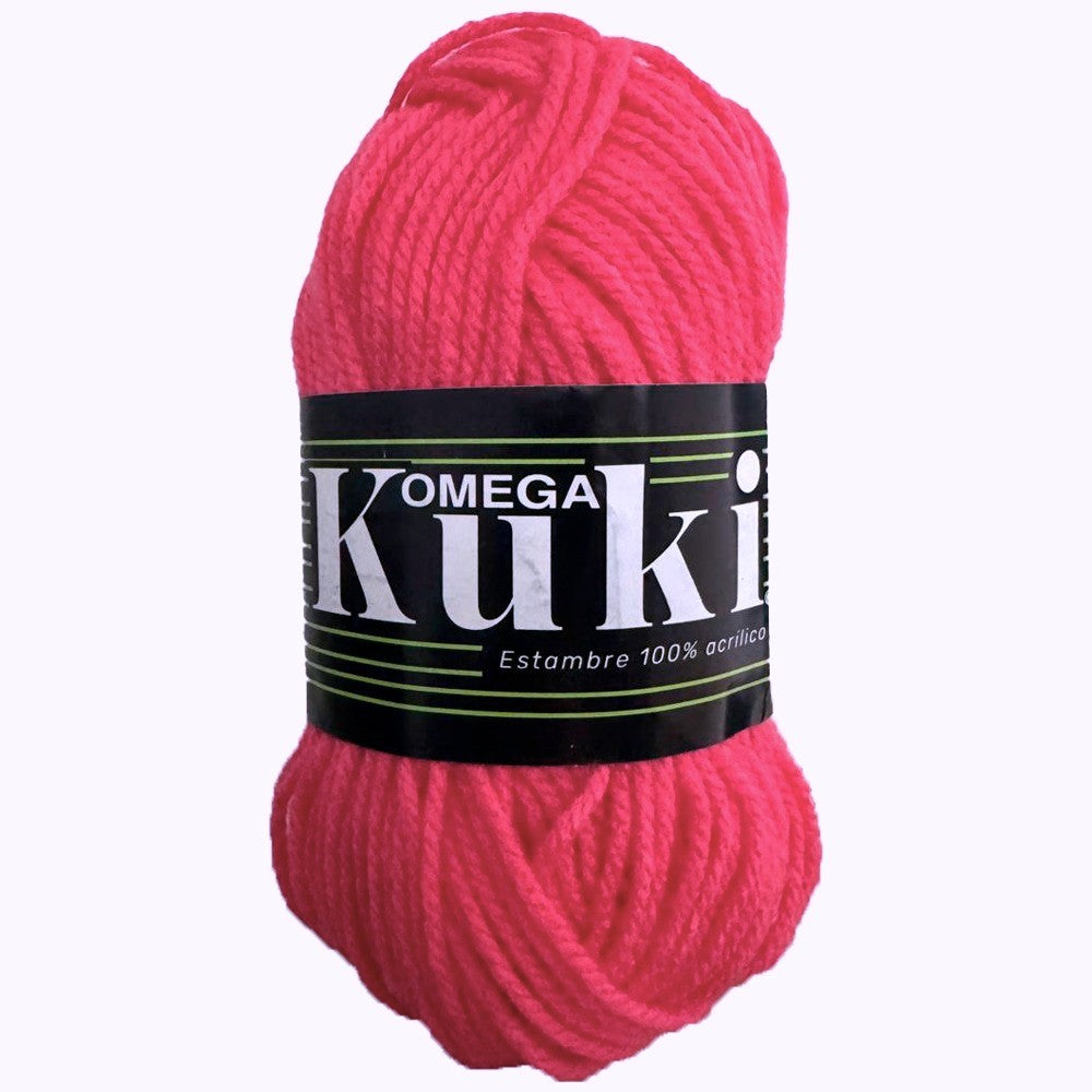Estambre Omega Kuki, marca Omega, BOLSA de 5 madejas de 45 grs o 76 mts.