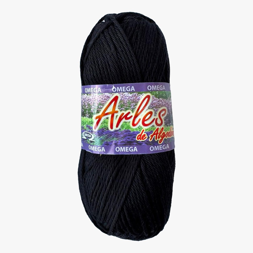 Hilaza Arles, marca Omega, BOLSA con 5 madejas de 100g con 120m