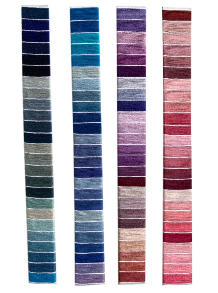 Hilo Vela para bordar marca OMEGA, colores 312-518, MADEJA de 8 mts.