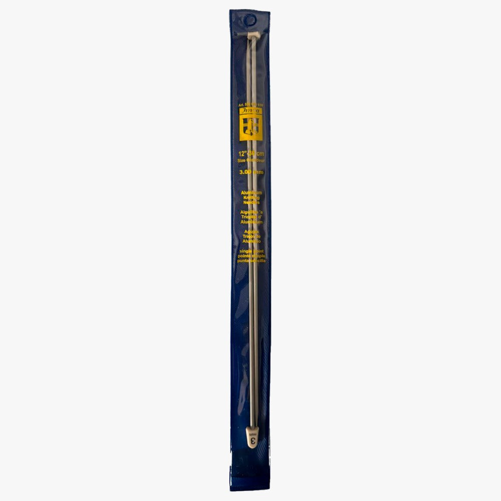Agujas tricot de 30cm aluminio de alta calidad , marca Imra