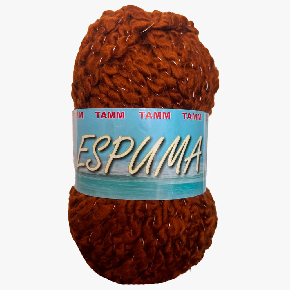 Estambre Espuma, marca Tamm, BOLSA con 5 madejas de 100g con 60m