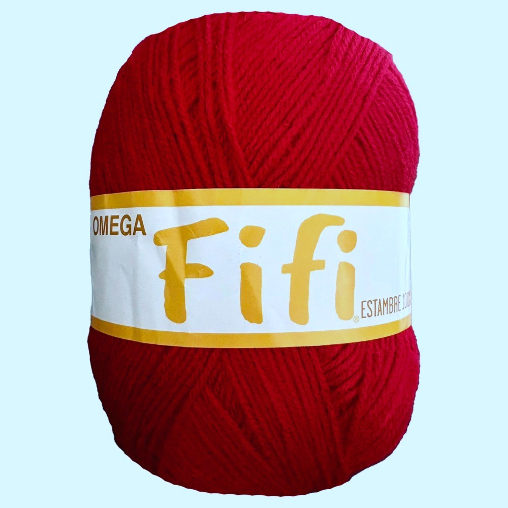 Estambre Fifi, marca Omega, BOLSA de 5 madejas de 180 grs o 484 mts.