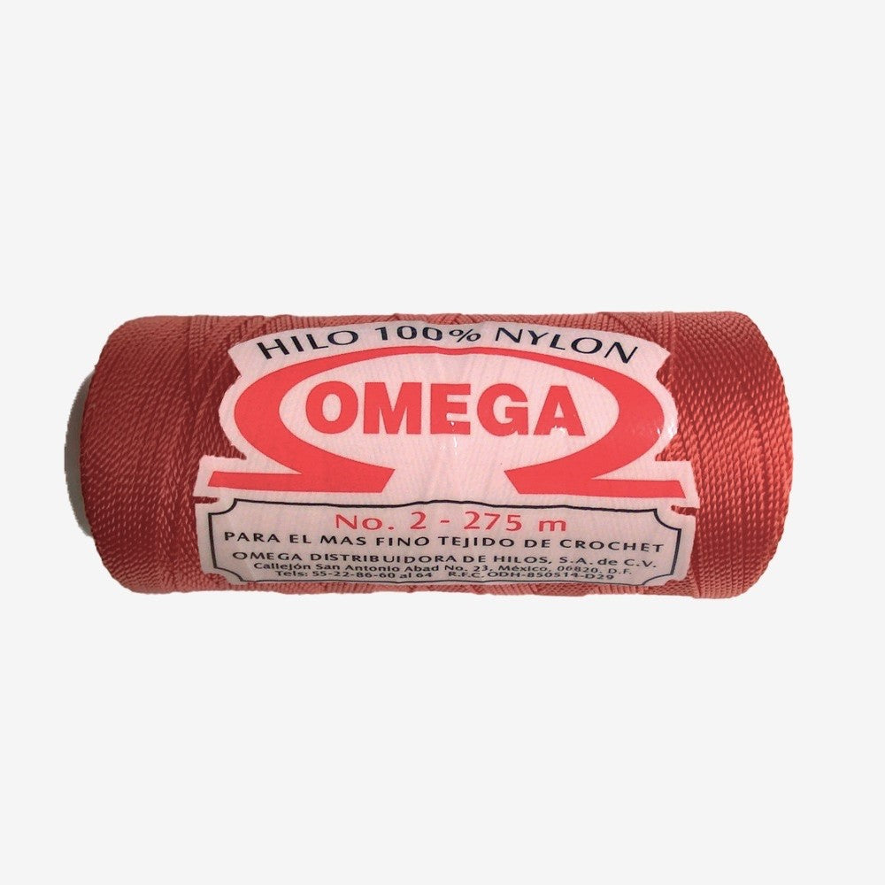Hilo Nylon #2, marca Omega, TUBO de 60g con 275m  ⭐