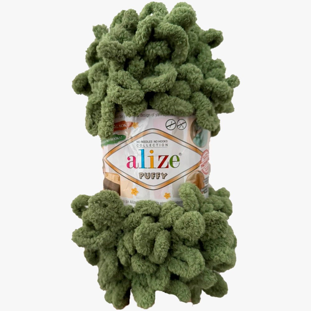 Puffy, marca Alize, MADEJA 100 grs o 9 mts ⭐