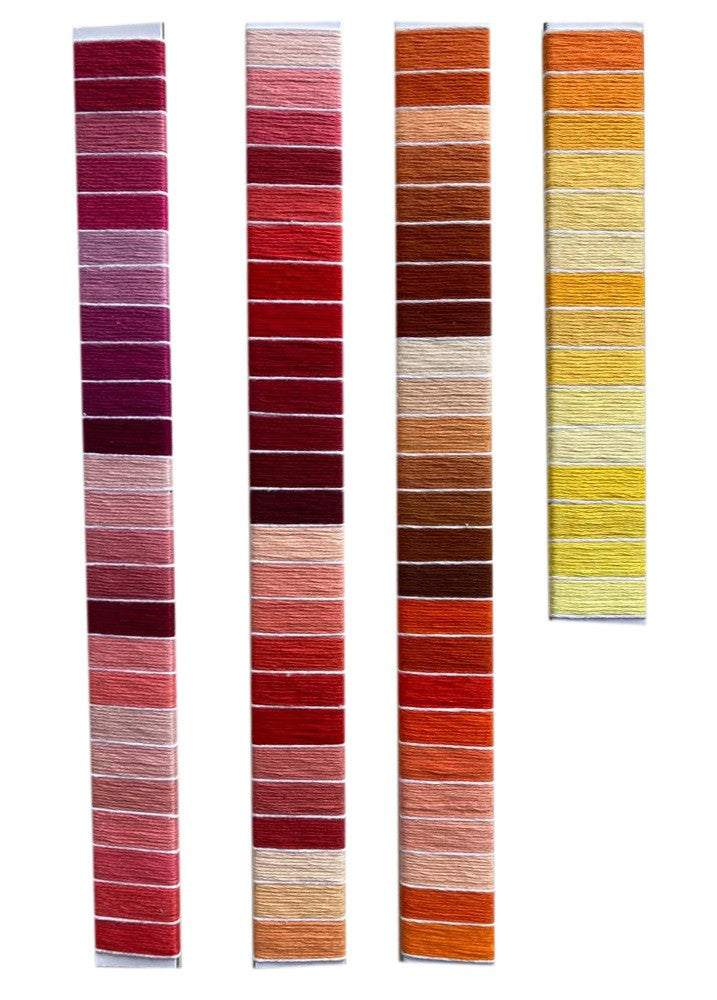 Hilo Vela para bordar marca OMEGA, colores 519-813, MADEJA de 8 mts.