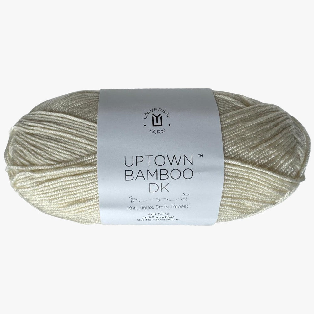 Estambre Uptown Bamboo DK, marca Universal Yarns, MADEJA de 100g con 260m ⭐