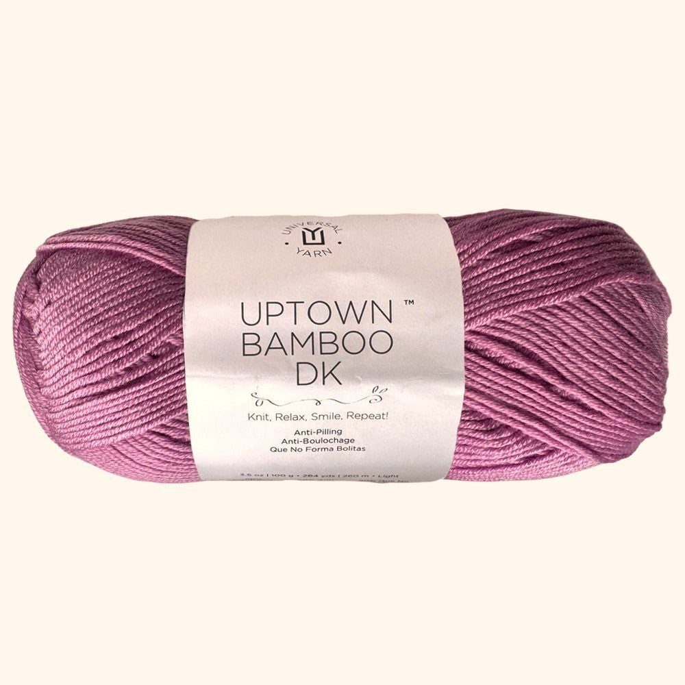 Estambre Uptown Bamboo DK, marca Universal Yarns, MADEJA de 100g con 260m ⭐