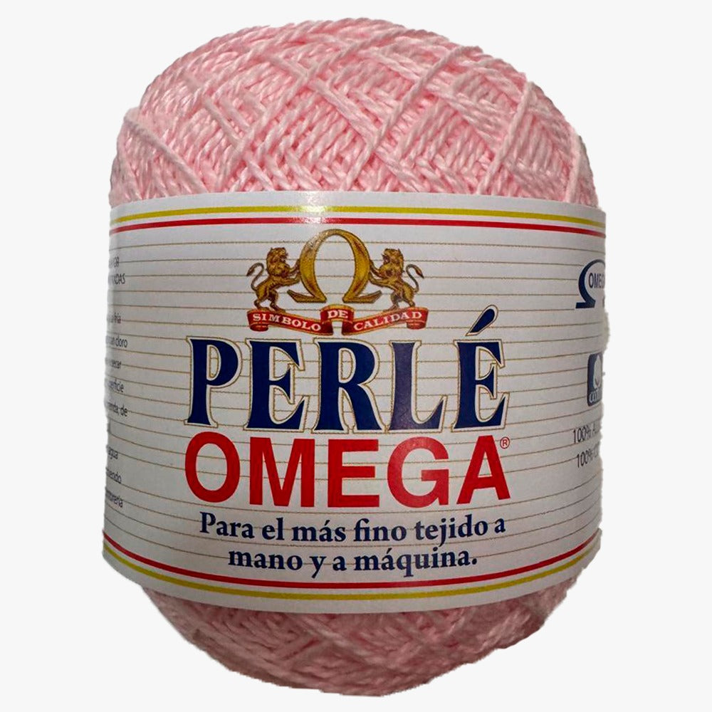 Hilaza Perle No. 5, marca Omega, CAJA con 4 madejas de 50g con 163m