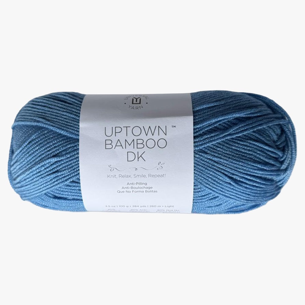 Estambre Uptown Bamboo DK, marca Universal Yarns, MADEJA de 100g con 260m ⭐